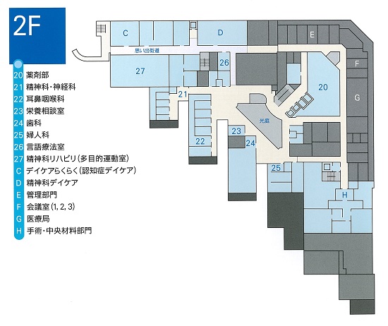 ２階配置図